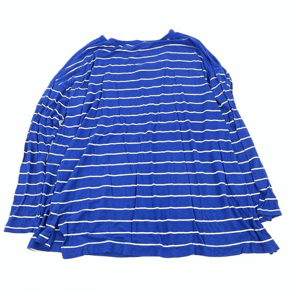 Old Navy Striped Long Sleeve Casual Maternity Top Size Large Womens Blue White L - Picture 2 of 6